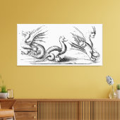 Tekenen Canvas Afdruk (Insitu (Woonkamer))