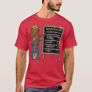 Tekenen dat je in een cult zit t-shirt