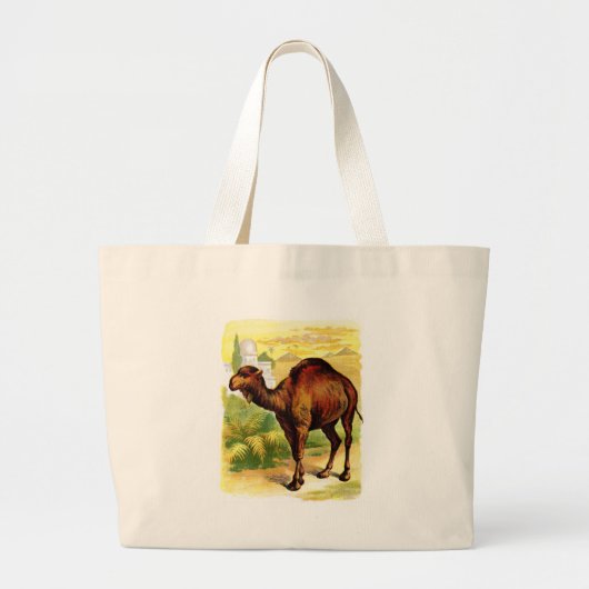  tekenen: De dromedaille Grote Tote Bag (Voorkant)