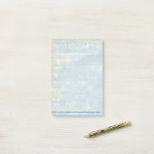 Tekenen geslepen art Post-it Note Pad (Op bureau)