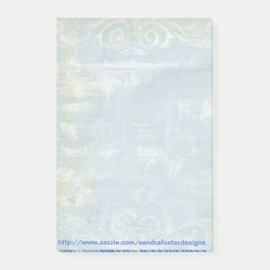 Tekenen geslepen art Post-it Note Pad (Voorkant)
