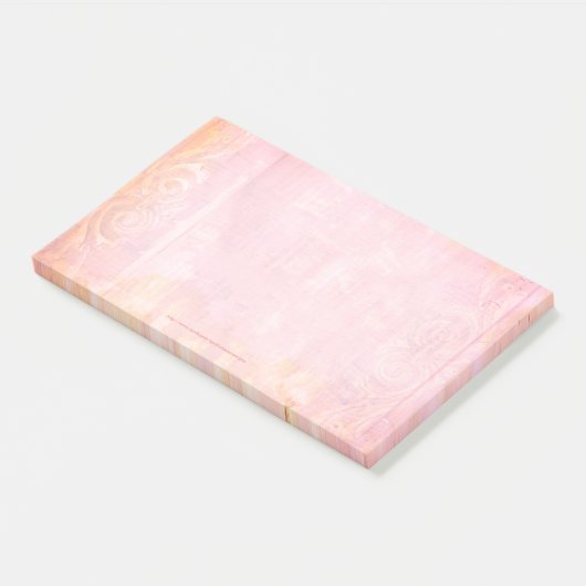 Tekenen geslepen art Post-it Note Pad (Schuin)