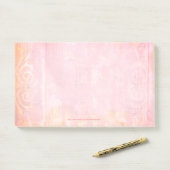 Tekenen geslepen art Post-it Note Pad (Op bureau)