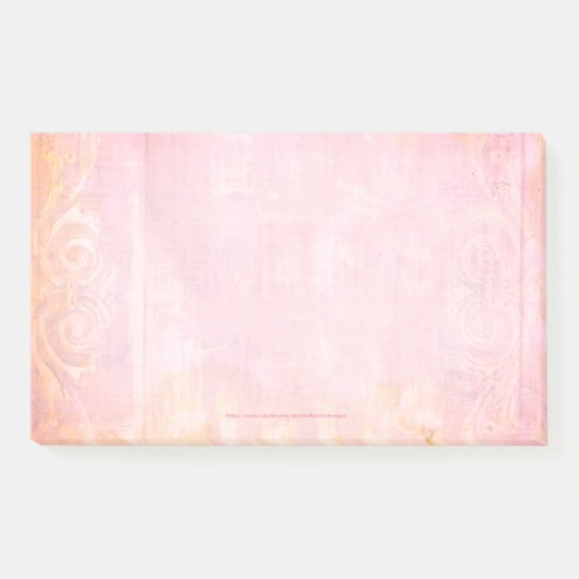 Tekenen geslepen art Post-it Note Pad (Voorkant)