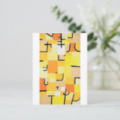 Tekenen in Geel, Paul Klee Briefkaart (Staand voorkant)