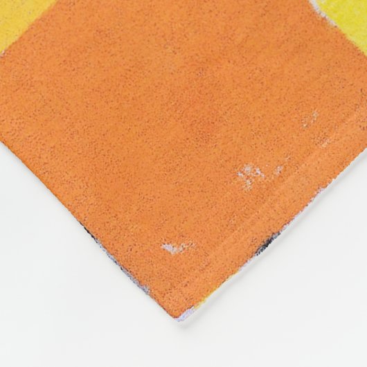 Tekenen in Geel, Paul Klee Fleece Deken (Hoek)