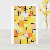 Tekenen in Geel, Paul Klee Kaart (Gele Bloem)