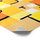 Tekenen in Geel, Paul Klee Poster (Hoek)