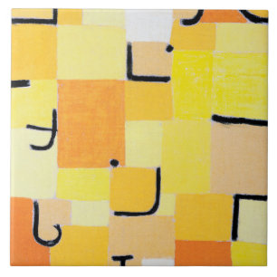 Tekenen in Geel, Paul Klee Tegeltje