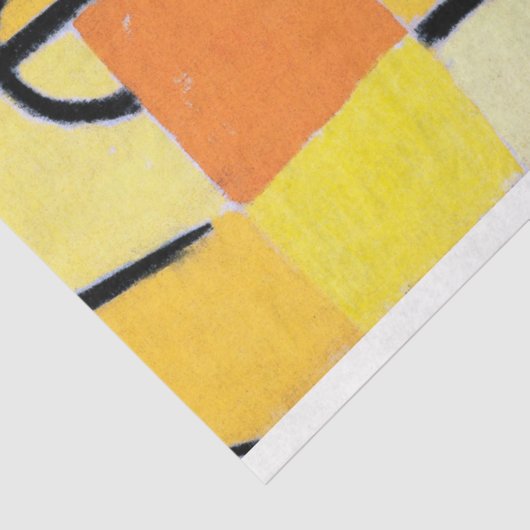 Tekenen in Geel, Paul Klee Tissuepapier (Detail)