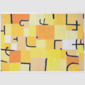 Tekenen in Geel, Paul Klee Tissuepapier (Voorkant)