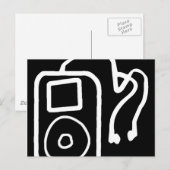 Tekenen iPod Black Briefkaarten (Voorkant / Achterkant)