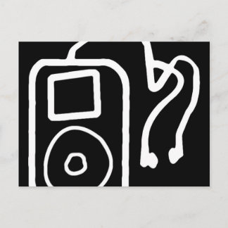 Tekenen iPod Black Briefkaarten