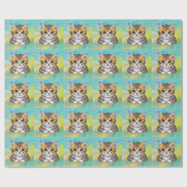 Tekenen Kat Cadeaupapier