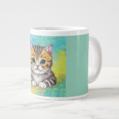 Tekenen Kat Grote Koffiekop (Voorkant rechts)