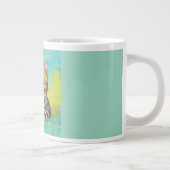 Tekenen Kat Grote Koffiekop (Rechts)