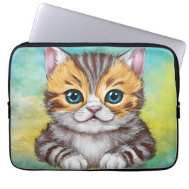 Tekenen Kat Laptop Sleeve
