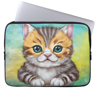 Tekenen Kat Laptop Sleeve