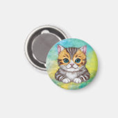 Tekenen Kat Magneet (Voorkant / Achterkant)