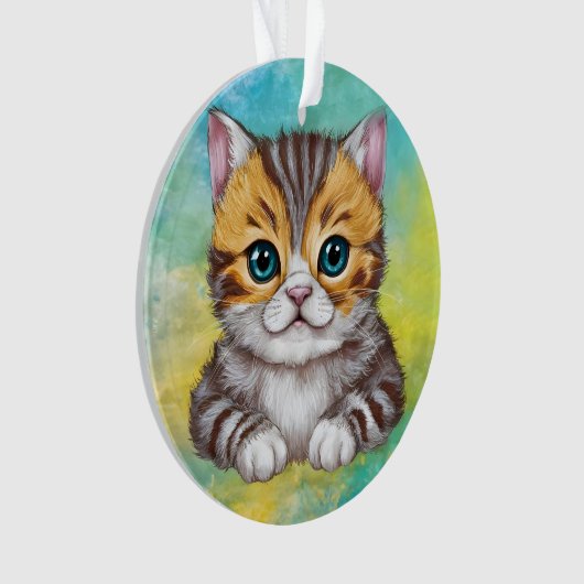 Tekenen Kat Ornament (voorkant)