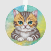 Tekenen Kat Ornament (achterkant)