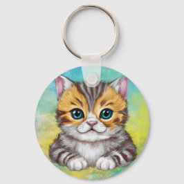 Tekenen Kat Sleutelhanger