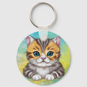 Tekenen Kat Sleutelhanger