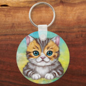 Tekenen Kat Sleutelhanger (Achterkant)