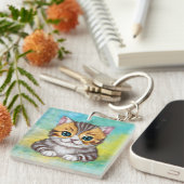 Tekenen Kat Sleutelhanger (Voorkant Rechts)