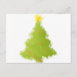 Tekenen kerstboom feestdagenkaart