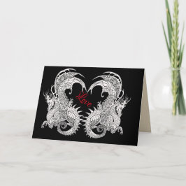 Tekenen Kunstnieuwe stijl~wenskaart Kaart