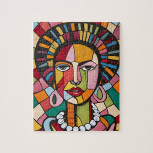 Tekenen met blokjes Surrealistische kubistische ku Legpuzzel