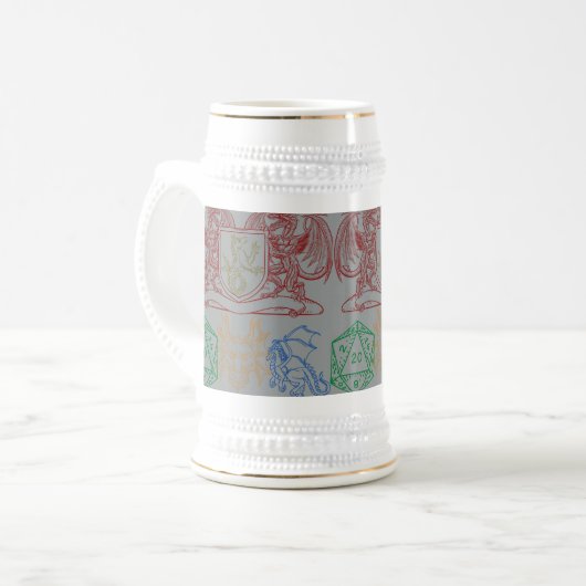 Tekenen met ijs bierpul (Voorkant links)