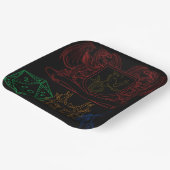 Tekenen met ijs papieren bordje (Gebogen)