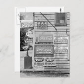 Tekenen op een algemene winkel, 1938 briefkaart (Voorkant / Achterkant)