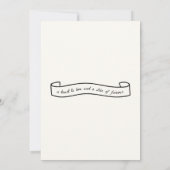 Tekenen samen bruiloft uitnodiging (Achterkant)