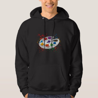 Tekenen Schilderen Art Paint Palette Painter Sketc Hoodie