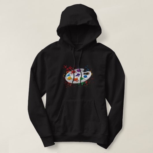 Tekenen Schilderen Art Paint Palette Painter Sketc Hoodie (Design voorkant)