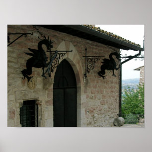 Tekenen van Assisi Poster