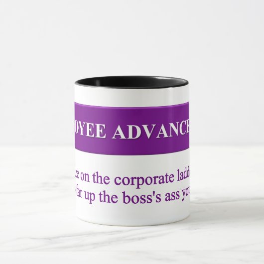 Tekenen van bevordering werknemer mok (Midden)