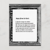 Tekenen van de aarde briefkaart (Voorkant)