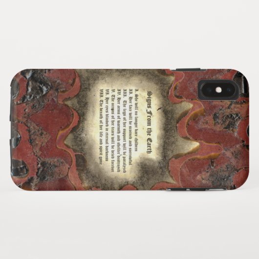 Tekenen van de aarde Case-Mate iPhone case (Achterkant (horizontaal))