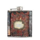 Tekenen van de aarde heupfles (Voorkant)