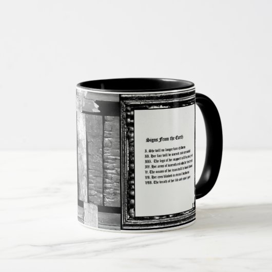 Tekenen van de aarde mok (Voorkant rechts)