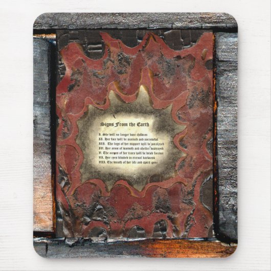 Tekenen van de aarde muismat (Voorkant)