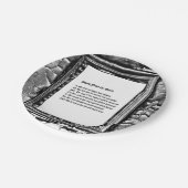 Tekenen van de aarde papieren bordje (Gekanteld)