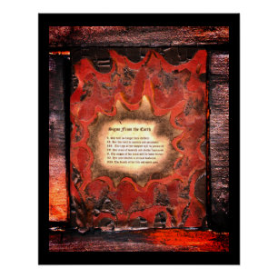 Tekenen van de aarde poster