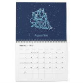Tekenen van de dierenriem op Midnight Blue Kalender (Feb 2027)