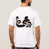 Tekenen van de dierentuin - aquarius t-shirt (Achterkant)