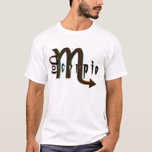 Tekenen van de diersoort - Scorpio T-shirt (Voorkant)